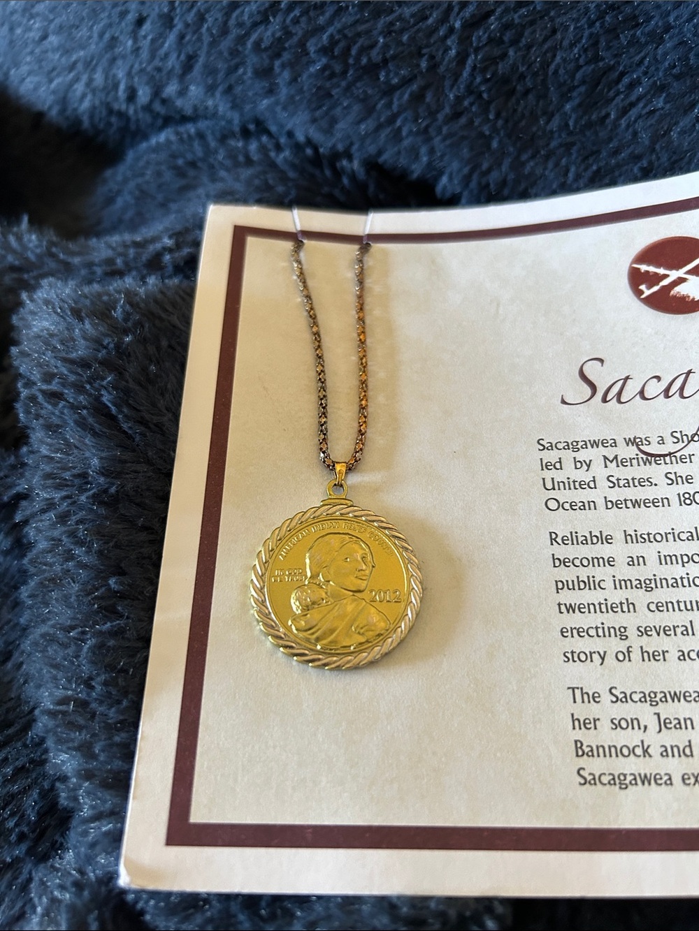 2012 Sacagawea Pendant Necklace - Picture 10 of 13